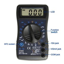 DT820C Small Digtal Multimeter With Temperature Test Function For Beginner supplier