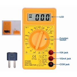 DT830B CE(CAT II) Small Digital Multimeter With Double Fuse supplier