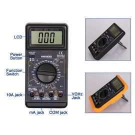 M890G(CE) Double Fuse Design Large LCD Screen Digital Multimeter With Temperature Test Function supplier