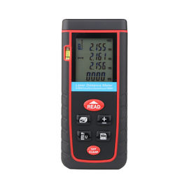 Self Calibration 100m Large LCD Screen 4 Line Display Digital Laser Distance Meter with Bubble Level, supplier