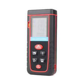 Self Calibration 100m Large LCD Screen 4 Line Display Digital Laser Distance Meter with Bubble Level, supplier