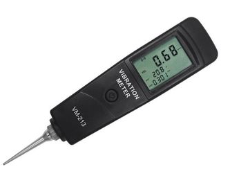 VM-213 Portable LCD Display Displacement Velocity Acceleration Testing Pen Type Vibration Meter Vibrometer supplier