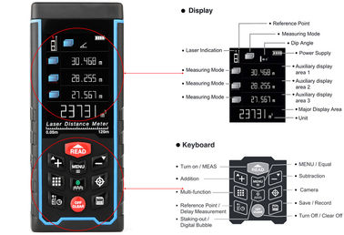 New Release 120m 1.9" LCD Digital Self-Calibration Laser Distance Meter With Camera Measurement Function supplier