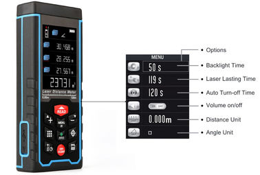 New Release 120m 1.9" LCD Digital Self-Calibration Laser Distance Meter With Camera Measurement Function supplier