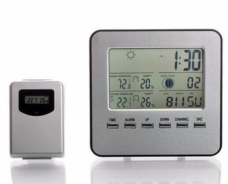 Wireless Weather Station Digital Indoor/Outdoor Thermometer Hygrometer Temperature Humidity Meter Alarm Clock supplier