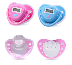 Digital LCD Display  Pacifier Water-Resistant Newborn Baby Nipple Thermometer supplier