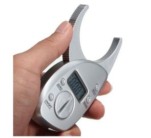 50mm Digital LCD Body Fat Caliper Skin Fold Thickness Inch Measurement Analyzer supplier
