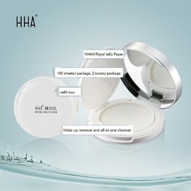 Makeup Remover ,Face Cleanser And Toner 3-in-1 HHA Royal Jelly Facial Cleansing Paper supplier