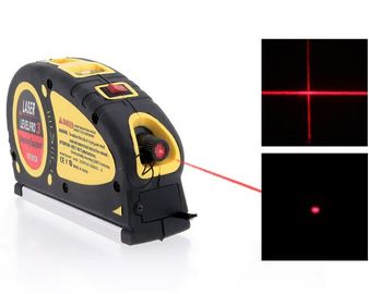 LV-05 8FT 5.5m Measuring Tape Laser Level Meter Measuring Equipment with 2 Way Level Bubbles and Laser Power On/Off supplier