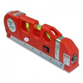 LV-03 8FT Multipurpose  Horizon Vertical Laser Level Meter Measure Tape Aligner Bubbles Ruler supplier