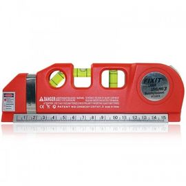 LV-03 8FT Multipurpose  Horizon Vertical Laser Level Meter Measure Tape Aligner Bubbles Ruler supplier