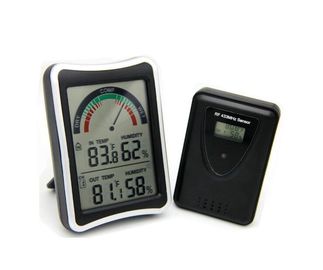 DTH-108 Household -19.9℃ to 70℃Digital Big LCD Screen Wireless Room Thermometer Hygrometer supplier