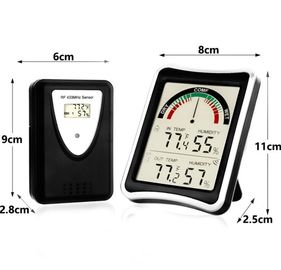 DTH-108 Big LCD Screen Digital Remote Warehouse Thermometers Hygrometer Wireless Room Thermometer Hygrometer supplier