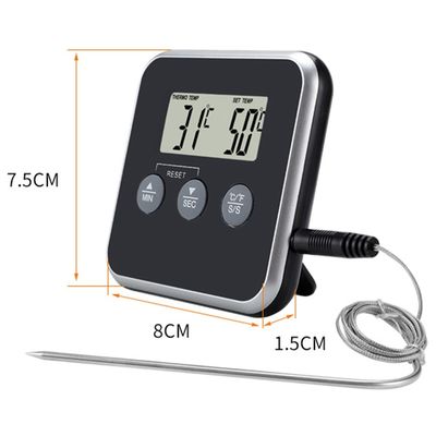 TS-BN56 Household Oven BBQ Thermometer Multifunctional Kitchen Electronic Timer with Waterproof Probe supplier