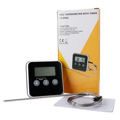 TS-BN56 Household Oven BBQ Thermometer Multifunctional Kitchen Electronic Timer with Waterproof Probe supplier