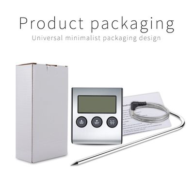 TS-BN50 Digital Food Thermometer for BBQ Kitchen Cooking with Alarm Timer Temperature Gauge supplier