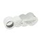 NO.9888 40X  25mm Currency Detecting Silver LED Pocket Loupe supplier