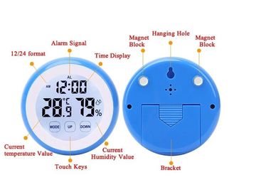 DTH-3305B B Touch Screen White Backlight Mini Digital LCD Temperature Humidity Meter supplier