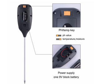 New 4 IN 1 Digital Soil Moisture Meter PH Meter Temperature Sunlight Tester for Garden Farm Lawn Plant with LCD Display supplier