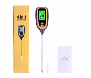 New 4 IN 1 Digital Soil Moisture Meter PH Meter Temperature Sunlight Tester for Garden Farm Lawn Plant with LCD Display supplier