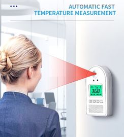 K5 Handsfree Wall Mounted LCD Display Non-Contact Infrared Forehead Body Thermometer  With Multi-Language Brodcast supplier