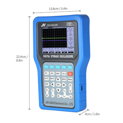 JDS3022E 100-240V 2-Channel 50MHz 500MSa/S TFT LCD Display Handheld Digital Storage Oscilloscope supplier