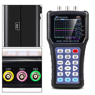 JDS6052S 100-240V 2-Channel 50MHz 200MSa/S TFT LCD Display Handheld Digital Storage Oscilloscope supplier