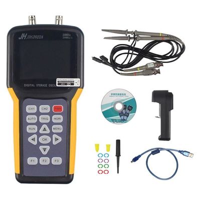 JDS2022A 100-240V 2-Channel 20MHz 200MSa/S TFT LCD Display Handheld Digital Storage Oscilloscope supplier