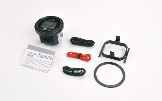 HM005L Round LCD White Back-light Gasoline Inductive Tachometer Hour Meter with Tachometer supplier