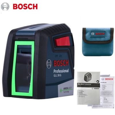 BOSCH Laser Level GLL30G Green Light Horizontal And Vertical High Precision Two-line Laser Level Meter supplier