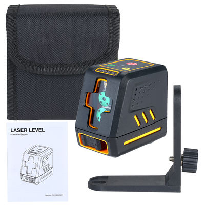 T08 Horizontal and Vertical Cross Line Self Leveler Auto-Leveling Adjustable Brightness Green Laser Level Meter supplier