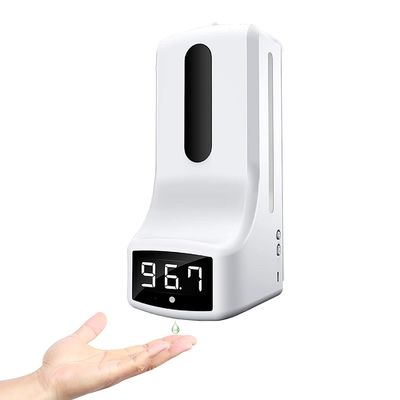 K9 Wall Mounted Thermometer with Hand Soap Dispenser Automatic Temperature Measurement and Disinfection Machine supplier