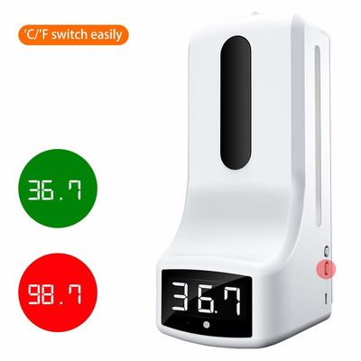 K9 Wall Mounted Thermometer with Hand Soap Dispenser Automatic Temperature Measurement and Disinfection Machine supplier