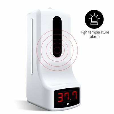 K9 Wall Mounted Thermometer with Hand Soap Dispenser Automatic Temperature Measurement and Disinfection Machine supplier