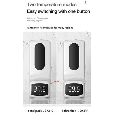 K9 Pro  Infrared Thermometer 800ML Automatic Sensor Free Hand Soap Dispenser Hand Sanitizer Machine supplier