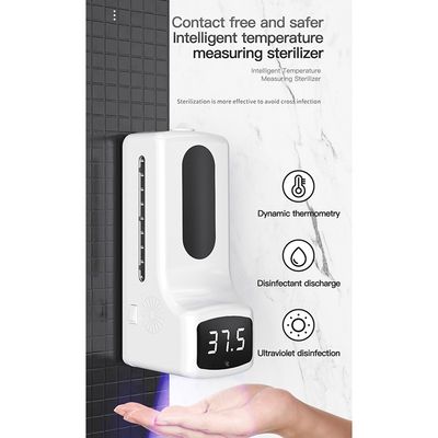 K9 Pro  Infrared Thermometer 800ML Automatic Sensor Free Hand Soap Dispenser Hand Sanitizer Machine supplier