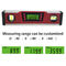 DL136 High Precision 10 Inch LCD Display Digital Aluminum Electronic Spirit Level With Magnet supplier