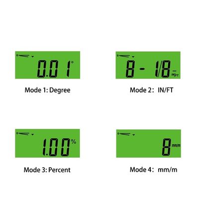 DL400 18 Inch Electric Level IP54 Dust And Waterproof Strong Magnets Spirit Level With 2 Bubbles supplier