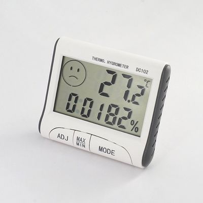 DC102 Mini LCD Digital Indoor Thermometer Hygrometer Temperature Humidity Meter Clock Desk  With Magnetic Stand supplier