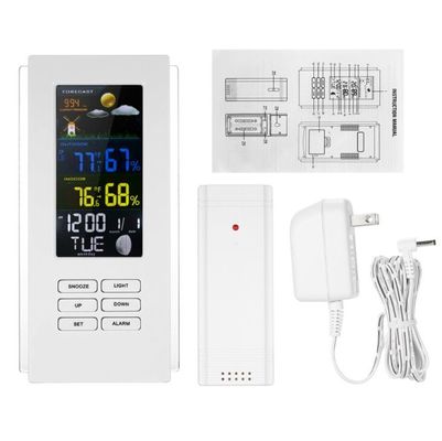 TS-74 Wireless Digital Thermometer Indoor Outdoor Temperature Backlight Display Clock Weather Station supplier