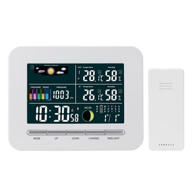 TS-76 Multi-Function Wireless Weather Station Clock Barometer Indoor And Outdoor Temperature Hygrometer supplier