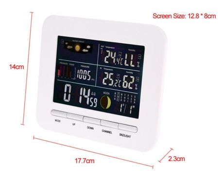 TS-76 Multi-Function Wireless Weather Station Clock Barometer Indoor And Outdoor Temperature Hygrometer supplier