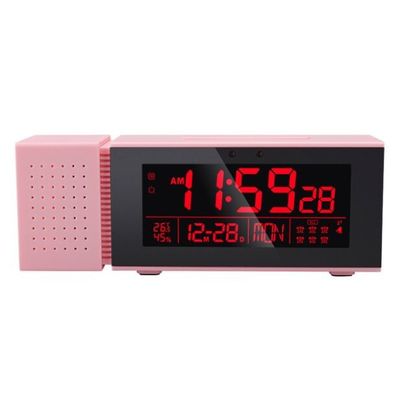 TS-P30 Night Light Alarm Clock IR Human Body Sense Snooze Clock Color LED Changing Digital Table FM Radio Thermometer supplier