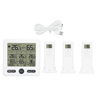 TS-6210 3 In 1 Wireless Indoor Outdoor Thermometer For Weather Station Digital Weather Thermometer With Clock Calendar supplier