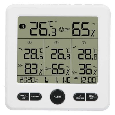 TS-6210 3 In 1 Wireless Indoor Outdoor Thermometer For Weather Station Digital Weather Thermometer With Clock Calendar supplier