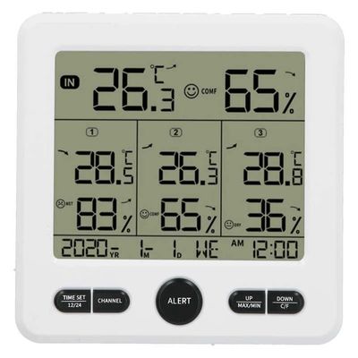 TS-6210 3 In 1 Wireless Indoor Outdoor Thermometer For Weather Station Digital Weather Thermometer With Clock Calendar supplier