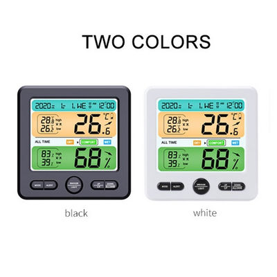 TS-6211 LCD Display Wall-Mounted Desktop Indoor High-Precision Temperature And Humidity Meter Household Electronic Alarm supplier