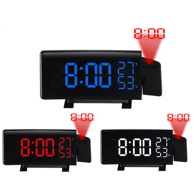 TS-5210 USB Digital Alarm Clocks Electronic Projection Clock FM Radio Thermometer For Home Bedroom Table Decoration supplier