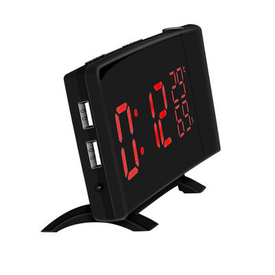 TS-5210 USB Digital Alarm Clocks Electronic Projection Clock FM Radio Thermometer For Home Bedroom Table Decoration supplier