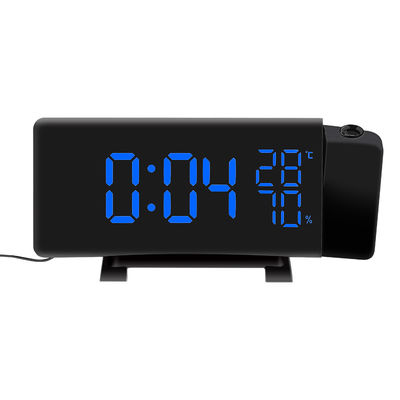 TS-5210 USB Digital Alarm Clocks Electronic Projection Clock FM Radio Thermometer For Home Bedroom Table Decoration supplier